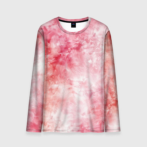 Мужской лонгслив Нежный тай-дай - воздушная абстракция / 3D-принт – фото 1