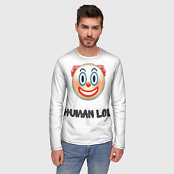 Лонгслив мужской Human Fall Clown, цвет: 3D-принт — фото 2