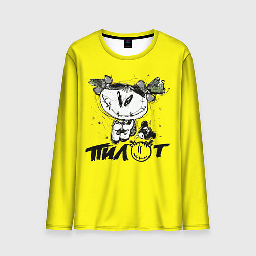 Мужской лонгслив Пилот рок группа / 3D-принт – фото 1