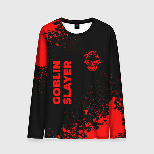 Мужской лонгслив Goblin Slayer - red gradient вертикально / 3D-принт – фото 1
