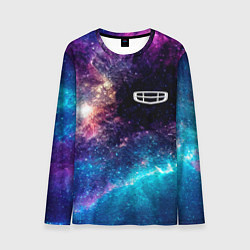 Лонгслив мужской Geely space auto, цвет: 3D-принт