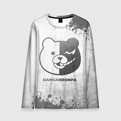 Мужской лонгслив Danganronpa - white gradient