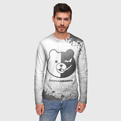 Лонгслив мужской Danganronpa - white gradient, цвет: 3D-принт — фото 2