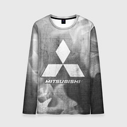 Мужской лонгслив Mitsubishi - grey gradient