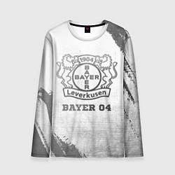 Мужской лонгслив Bayer 04 - white gradient