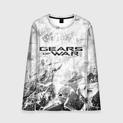 Мужской лонгслив Gears of War white graphite