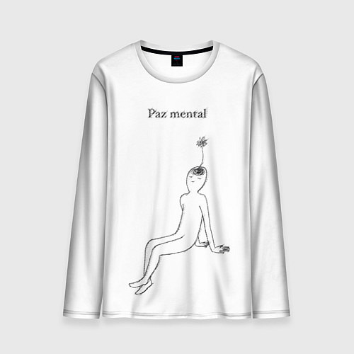 Мужской лонгслив Ментальный образ учителя / 3D-принт – фото 1