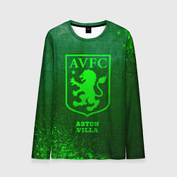 Мужской лонгслив Aston Villa - green gradient