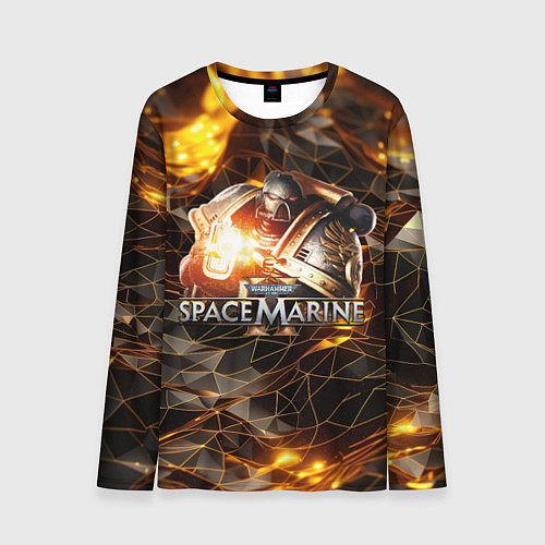 Мужской лонгслив Warhammer 40000 space marine 2 / 3D-принт – фото 1