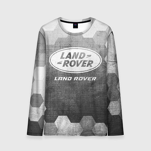 Мужской лонгслив Land Rover - grey gradient / 3D-принт – фото 1