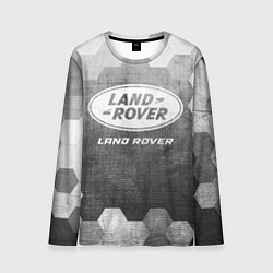 Мужской лонгслив Land Rover - grey gradient