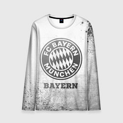 Мужской лонгслив Bayern - white gradient