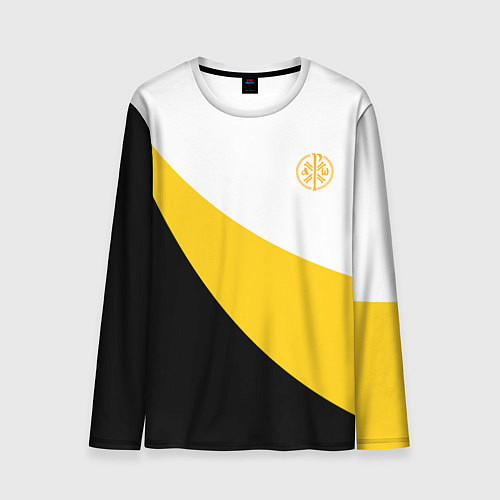 Мужской лонгслив Сокрушу пред ним врагов его малый желтый КЦК Никол / 3D-принт – фото 1