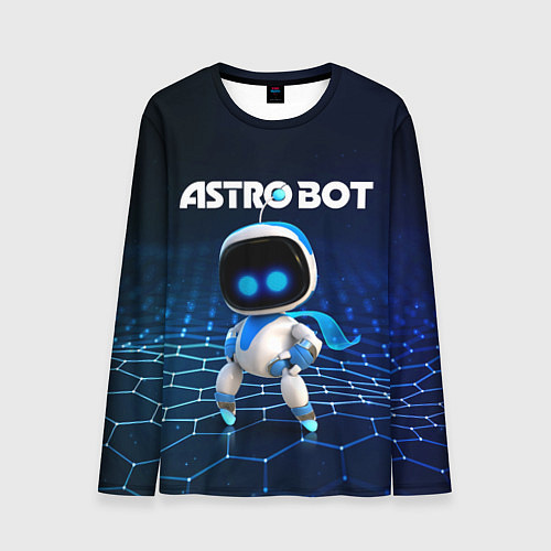 Мужской лонгслив Астро бот / 3D-принт – фото 1
