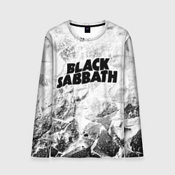 Мужской лонгслив Black Sabbath white graphite