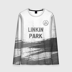 Мужской лонгслив Linkin Park - white gradient посередине