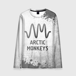 Мужской лонгслив Arctic Monkeys - white gradient