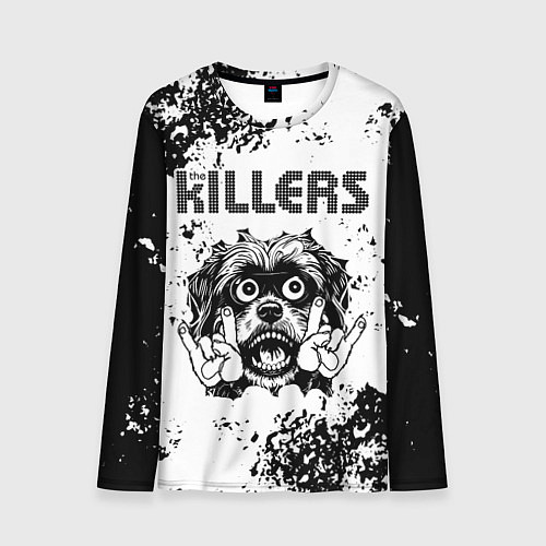 Мужской лонгслив The Killers - рок пес / 3D-принт – фото 1