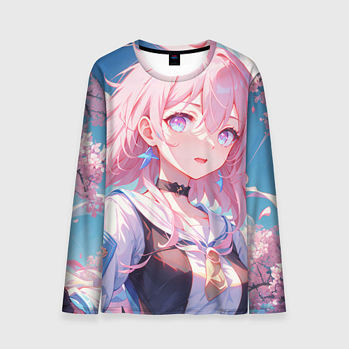 Мужской лонгслив Honkai Star Rail March 7th beauty / 3D-принт – фото 1