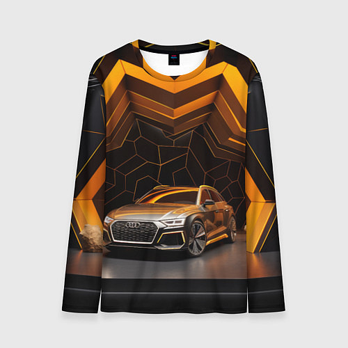 Мужской лонгслив Audi auto / 3D-принт – фото 1