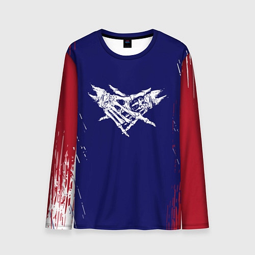 Мужской лонгслив Velial squad кисть / 3D-принт – фото 1