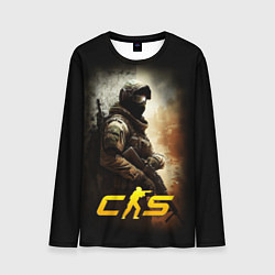 Мужской лонгслив CS спецназовец