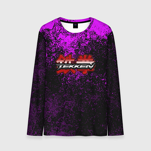Мужской лонгслив Tekken брызги красок / 3D-принт – фото 1