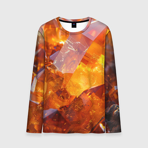 Мужской лонгслив Драгоценный камень / 3D-принт – фото 1