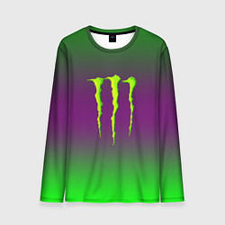 Лонгслив мужской Monster energy gradient, цвет: 3D-принт