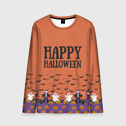 Мужской лонгслив Happy Halloween pattern