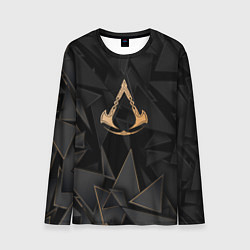 Мужской лонгслив Assassins Creed golden poly