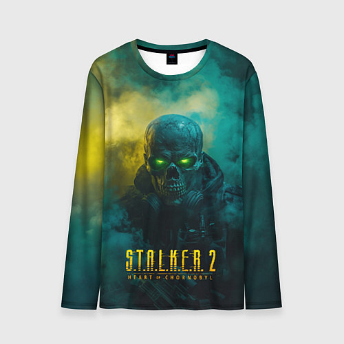 Мужской лонгслив Stalker 2 скелет в форме / 3D-принт – фото 1