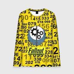 Мужской лонгслив Fallout pattern symbol