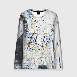 Лонгслив мужской Silenthill текстура глитч, цвет: 3D-принт