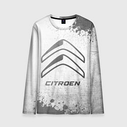 Мужской лонгслив Citroen - white gradient