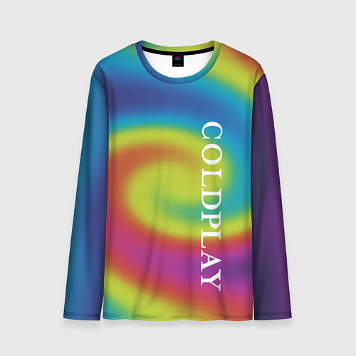 Мужской лонгслив Coldplay moon music album / 3D-принт – фото 1