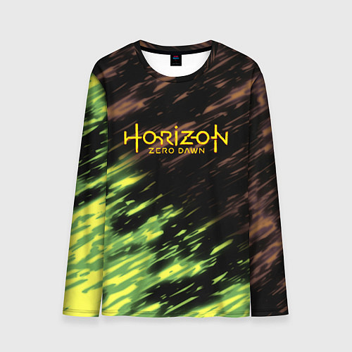 Мужской лонгслив Horizon: Zero Dawn краски / 3D-принт – фото 1