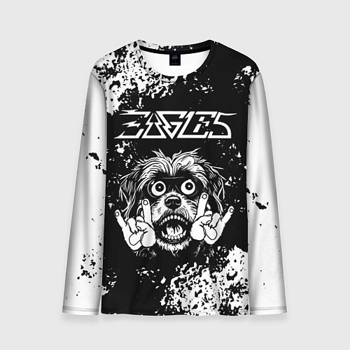 Мужской лонгслив Eagles рок пес / 3D-принт – фото 1