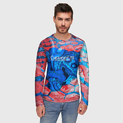 Лонгслив мужской Chernobylite monster, цвет: 3D-принт — фото 2