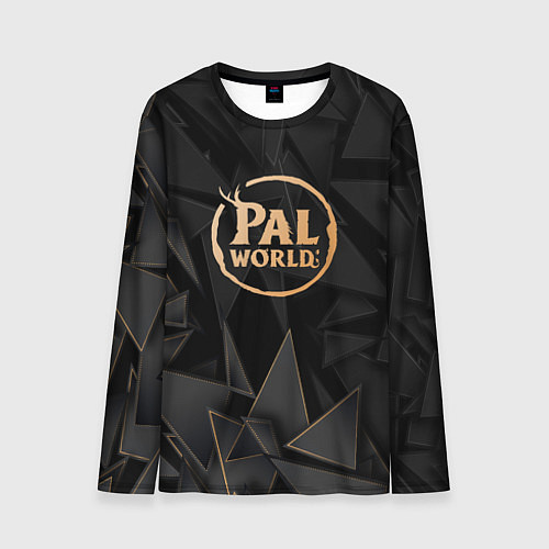 Мужской лонгслив Palworld golden poly / 3D-принт – фото 1
