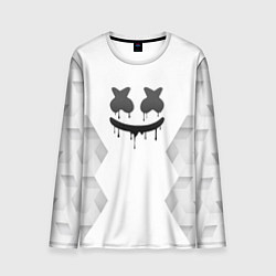 Мужской лонгслив Marshmello white poly