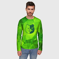 Лонгслив мужской Danganronpa green poly, цвет: 3D-принт — фото 2
