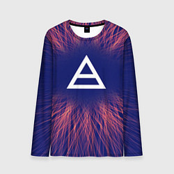 Лонгслив мужской Thirty Seconds to Mars red energy, цвет: 3D-принт