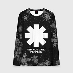Лонгслив мужской Снежный Red Hot Chili Peppers, цвет: 3D-принт
