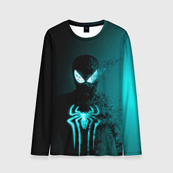 Лонгслив мужской Neon spider-man, цвет: 3D-принт