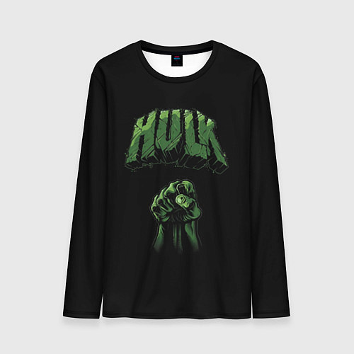 Мужской лонгслив Hulk punch / 3D-принт – фото 1