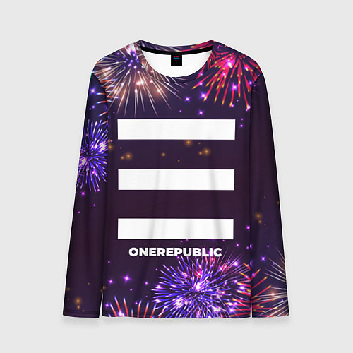 Мужской лонгслив Праздничный OneRepublic / 3D-принт – фото 1