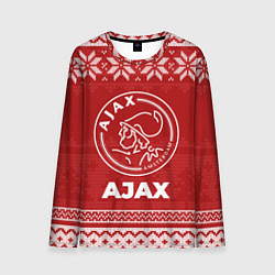 Лонгслив мужской Новогодний Ajax, цвет: 3D-принт