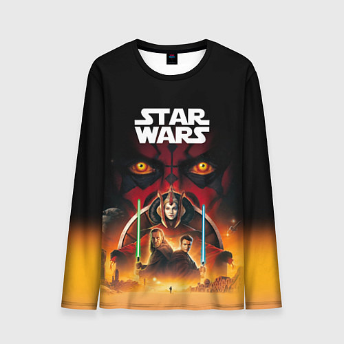 Мужской лонгслив Звездные войны - Скрытая угроза / 3D-принт – фото 1
