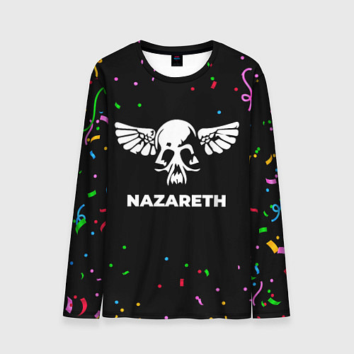 Мужской лонгслив Nazareth конфети / 3D-принт – фото 1